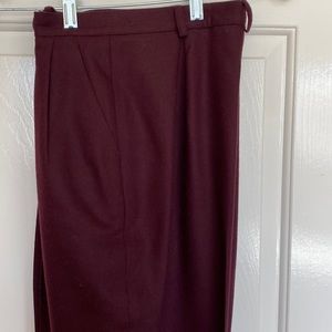 Ralph Lauren Burgandy Wool Pants